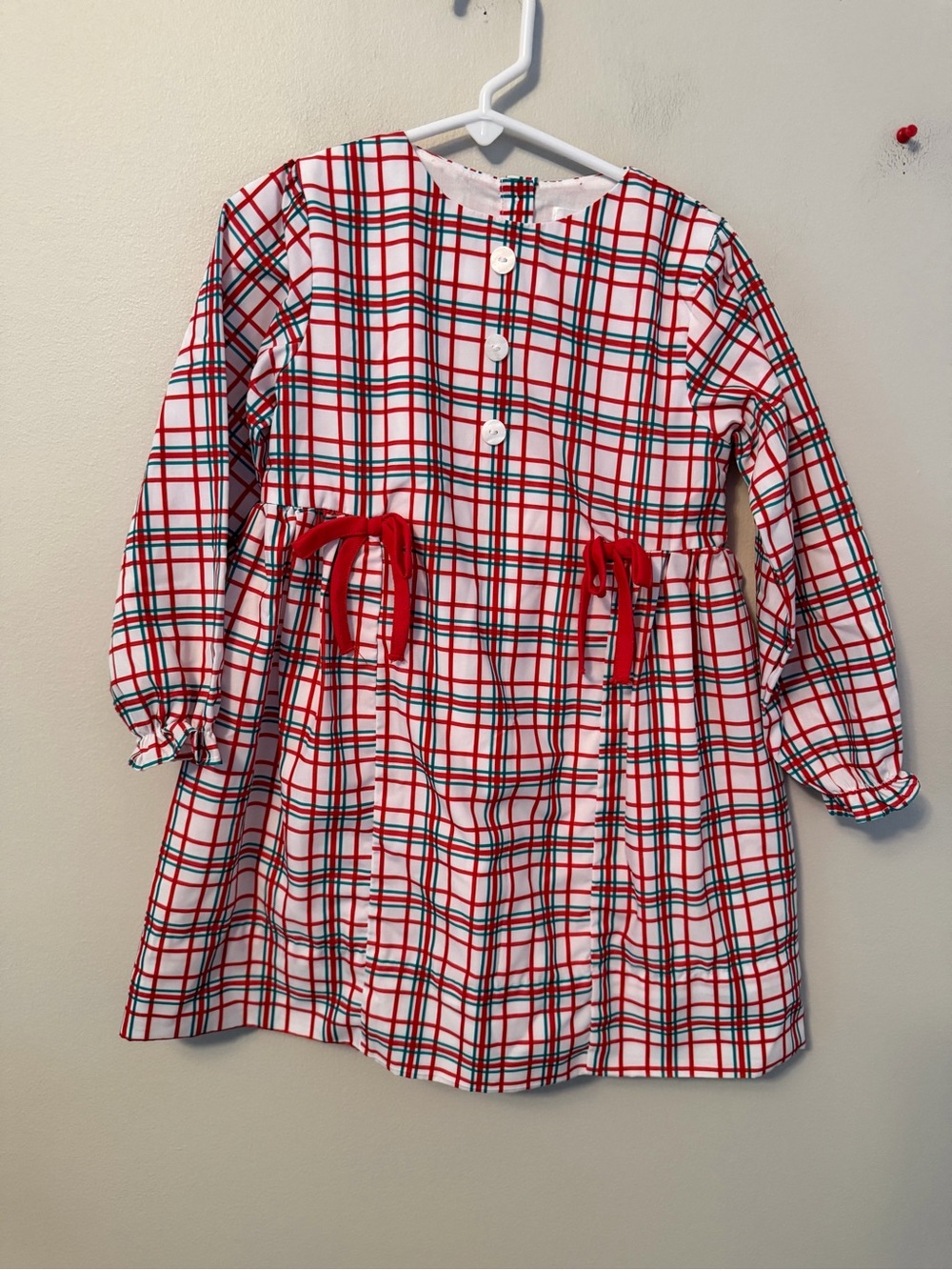 Cecil and Lou Red Plaid Holiday Dress